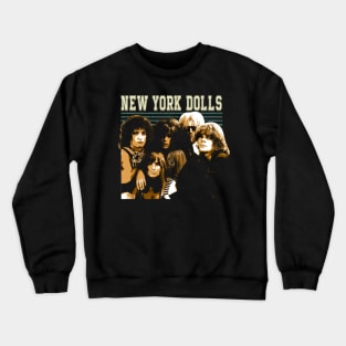 Dressed To Thrill New York Dolls Style In Focus Crewneck Sweatshirt